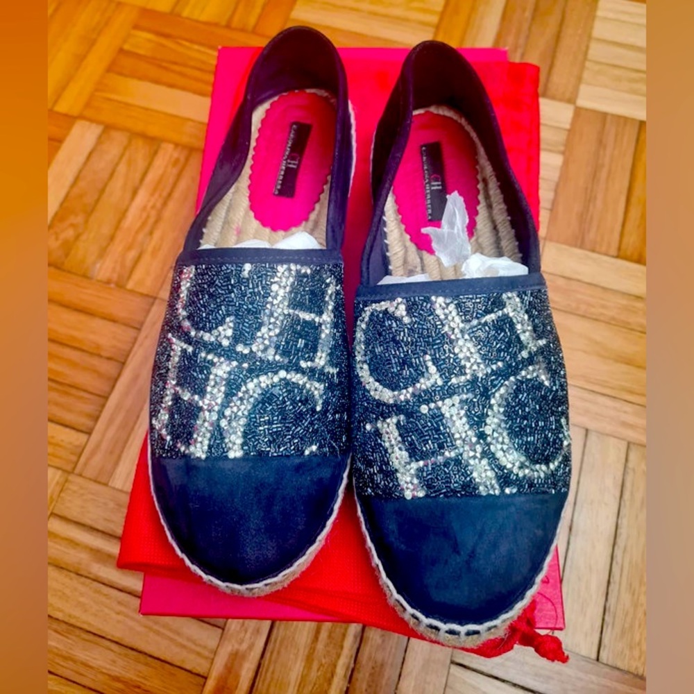 Spadrille Carolina Herrera 100% authentic leather